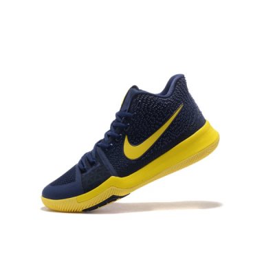 Nike Erkek Kyrie 3 Koyu Obsidian / Sarı Basketbol Ayakkabısı Türkiye - BTOXG8C3